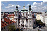 Староместская площадь Праги. Никольский собор